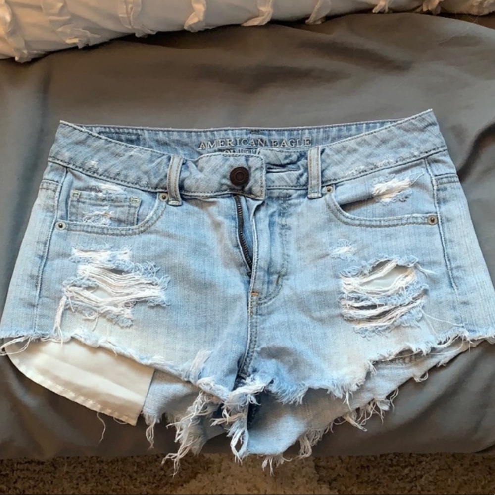 American eagle denim shorts